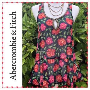 Abercrombie gilded rose tank